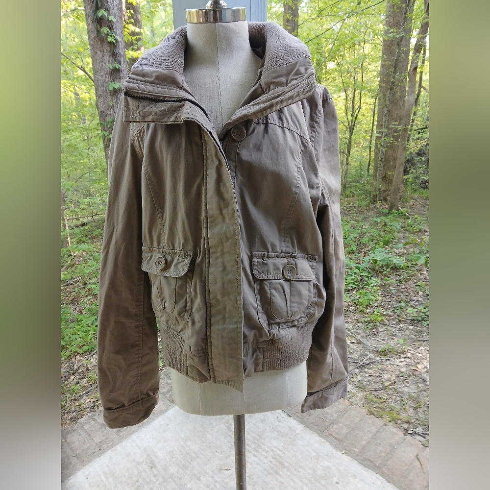 Love TREE WOMENS Brown Jacket. SZLarge‎